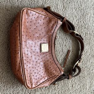 Ostrich Dooney & Bourne hobo purse